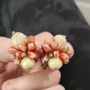 Vintage Vendome Floral Cluster Earrings